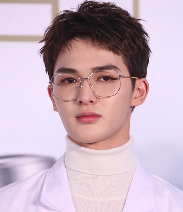 新品眼镜防蓝光斯文败类金丝边眼镜男潮可配度数眼睛框镜架显脸小防