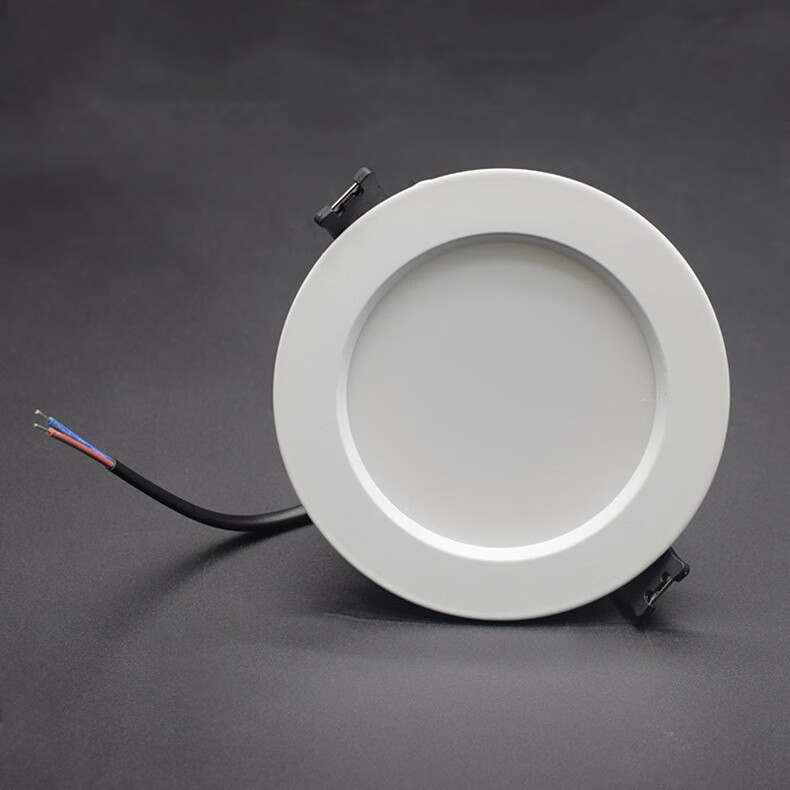 家用孔灯2.5寸简灯3.5压铸铝防雾天花灯6寸嵌入式桶灯4寸led筒灯 白光