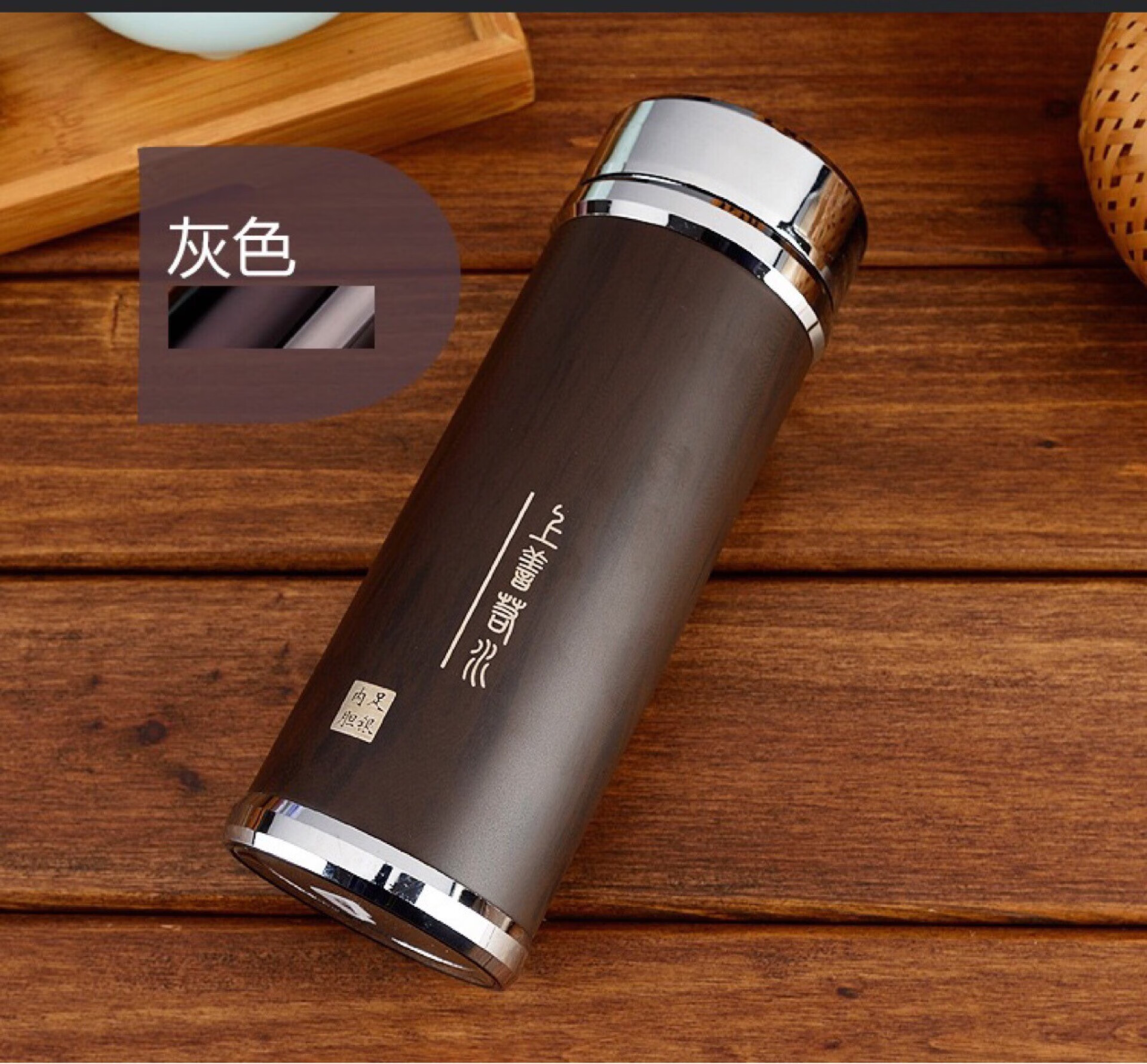 银杯子999纯银内胆保温杯银离子养生茶杯纯银水杯食用银礼品墩官方