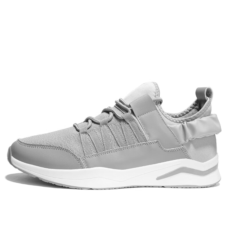 潮以纯男装官方【1097】秋款男士运动鞋39-4458 黑色 44