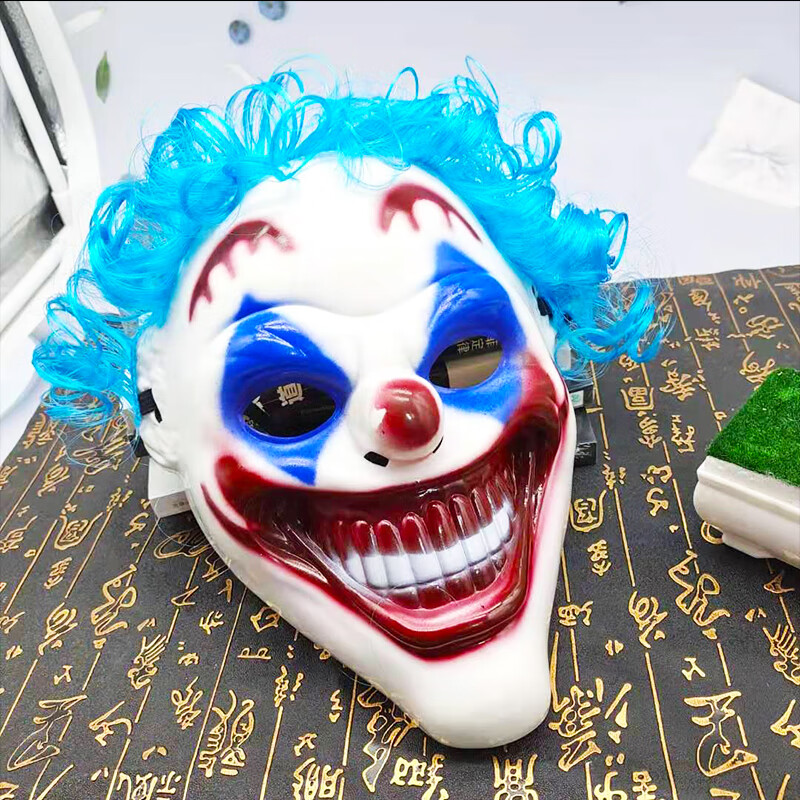 节道具成人男女款恐怖吓人面具化装舞会舞台表演鬼屋cos 红鼻子【图片