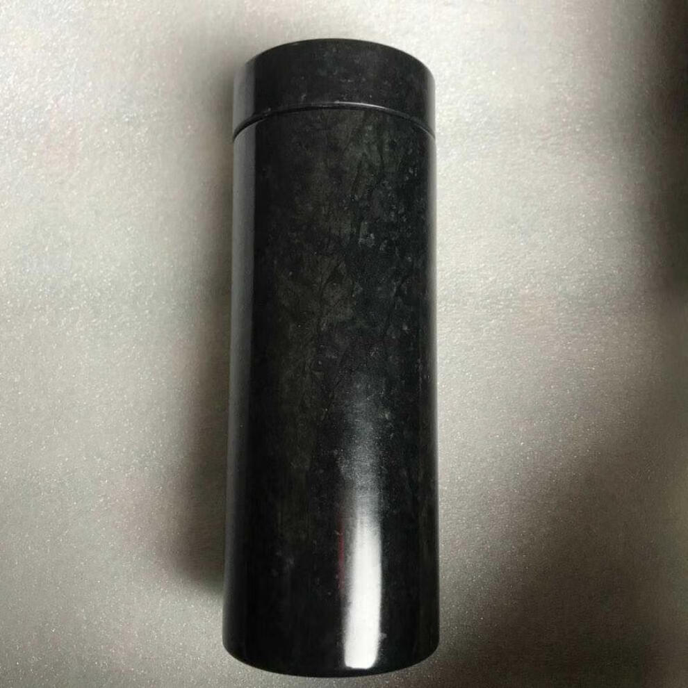 石水杯杯天然花纹蛇纹玉茶杯磁性水杯让水富含矿物质 礼盒【图片 价格