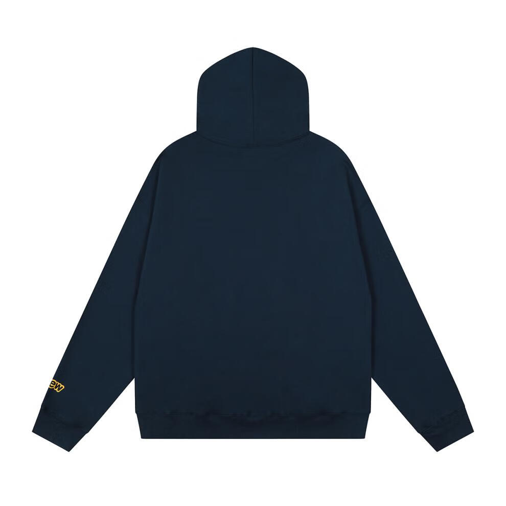 drew·house卫衣连帽卫衣美式潮牌高街长袖印花宽松男女上衣冬 草绿色