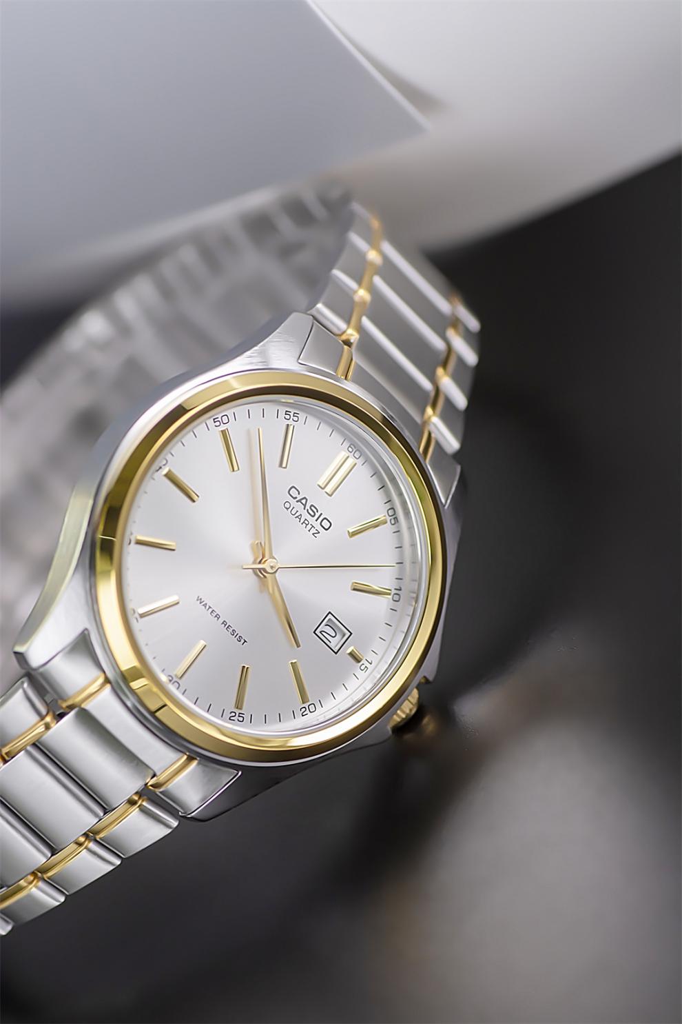 卡西欧(casio)casio卡西欧手表男复古皮带日历石英男表 mtp-1183a/g/q