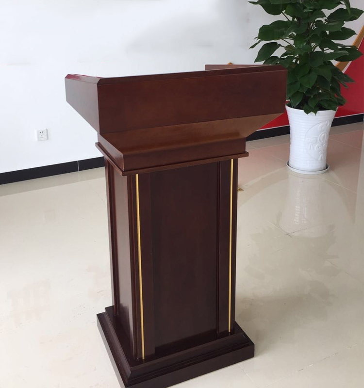 发言台 讲台桌 演讲台实木现代简约小型餐厅会议主持演讲迎宾礼导购