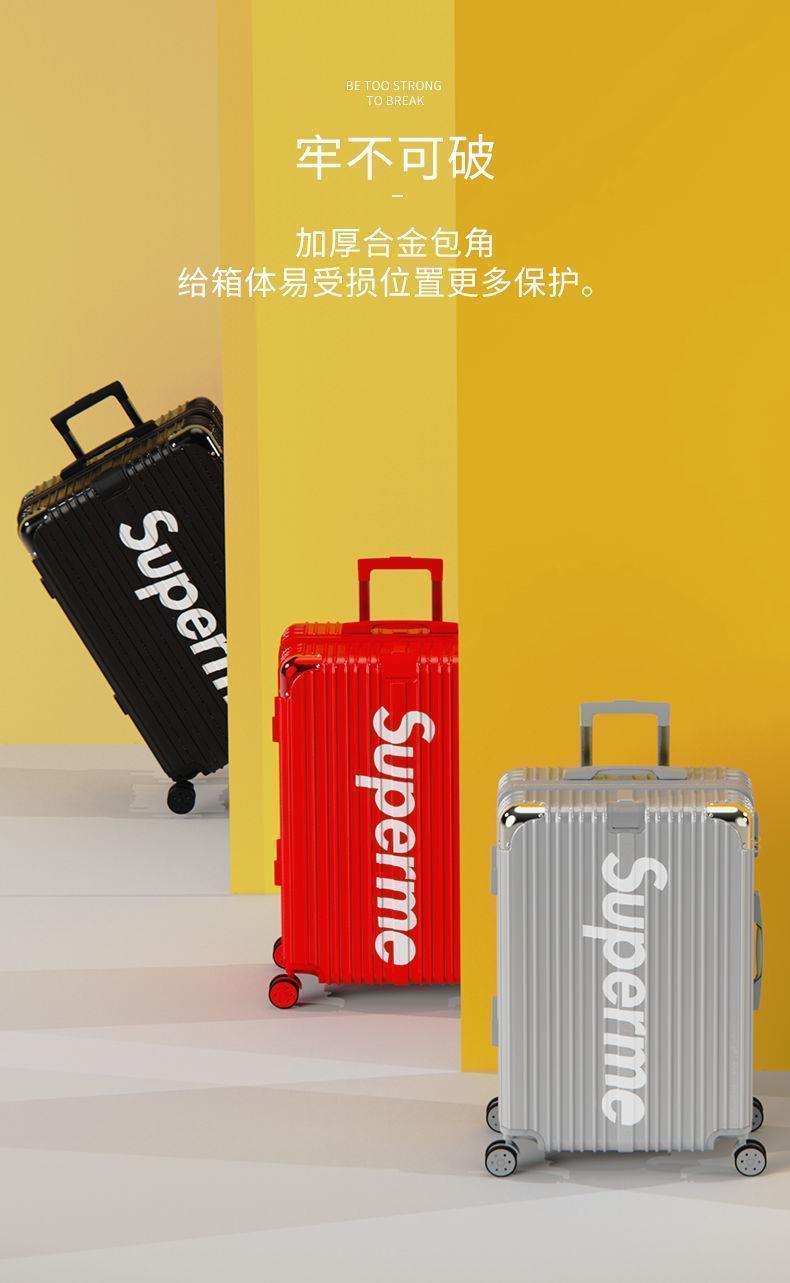 fila斐乐行李箱同款fila拉杆箱定制行李箱ins网红拉杆旅行箱20寸个性