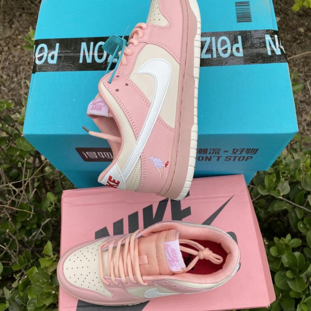 lifepost【莆田纯原】dunk鸽子粉低帮板鞋防滑耐磨透气aj女运动鞋空军