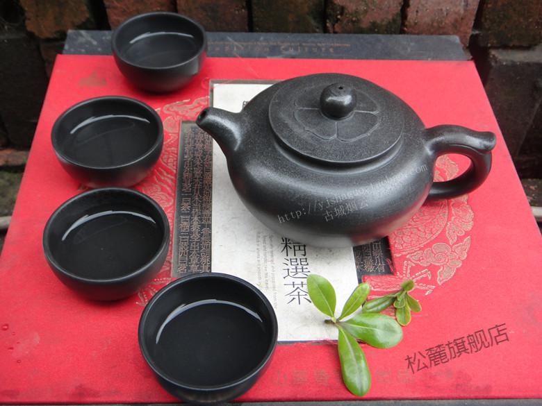 2022新款荥经砂器茶具茶具陶瓷泡茶器全手工茶壶单壶功夫非紫砂泡茶壶