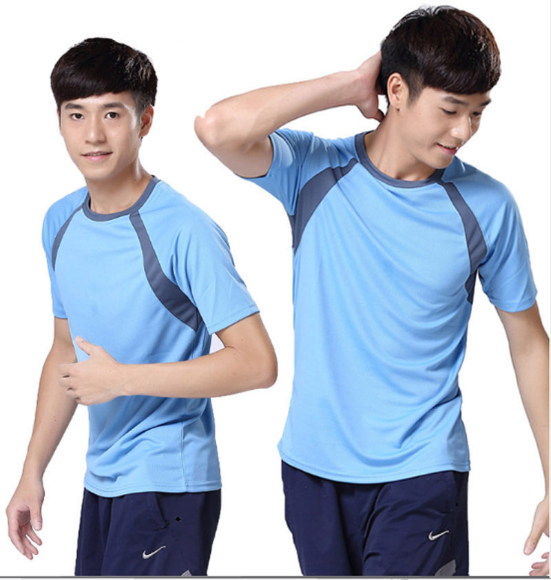 救生员水上工作服游泳教练速干衣定制健身房服装游泳馆t恤夏印字logo