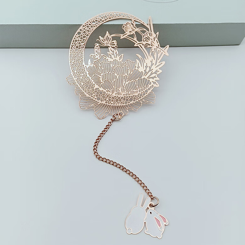 流苏书签 故宫博物馆流苏镂空文创古风金属书签生日送同学礼物纪念品