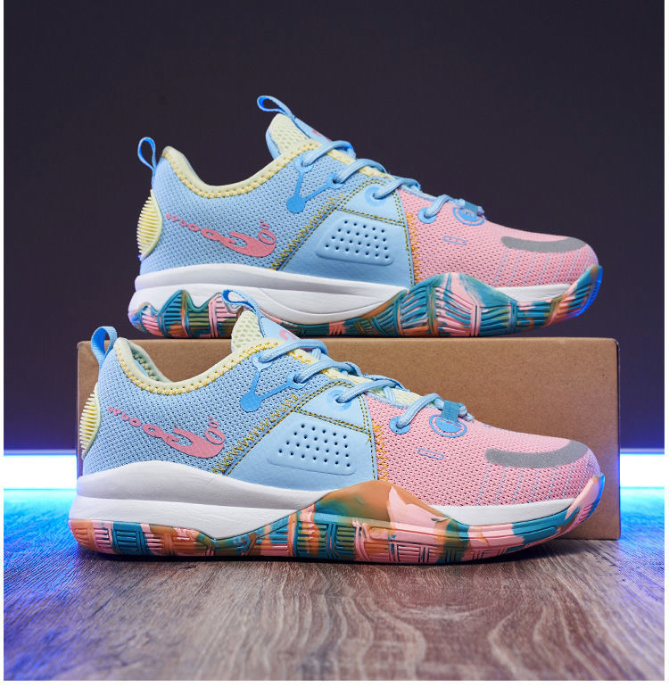 支持国货李宁 全城9樱花粉中低帮篮球运动鞋男韦德之道8闪击6裂变7