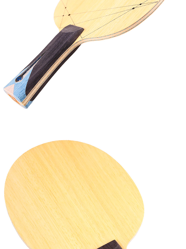 乒乓球板光板 银河乒乓球底板970xxk黄蓝芳碳乒乓球拍光板直拍碳素