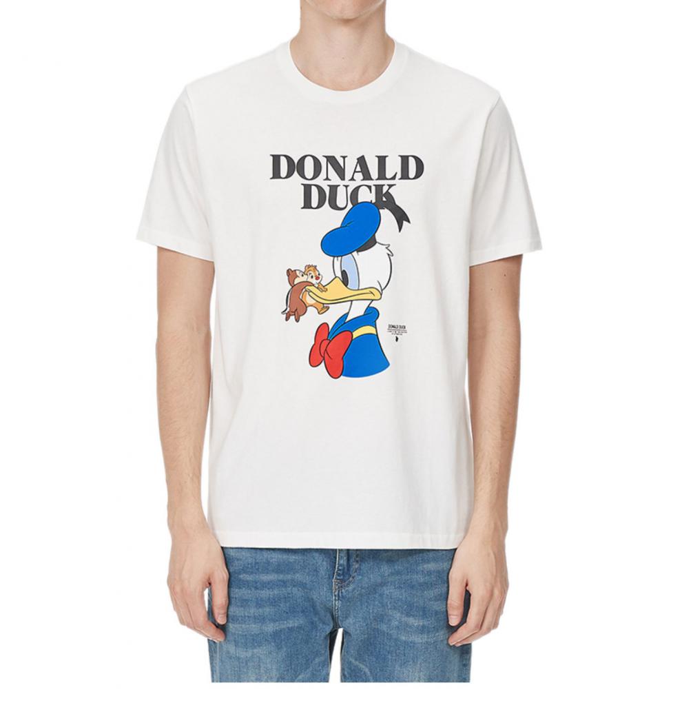 it :chocoolatedonald duck联乘情侣款短袖t恤唐老鸭印花 1139uu yex