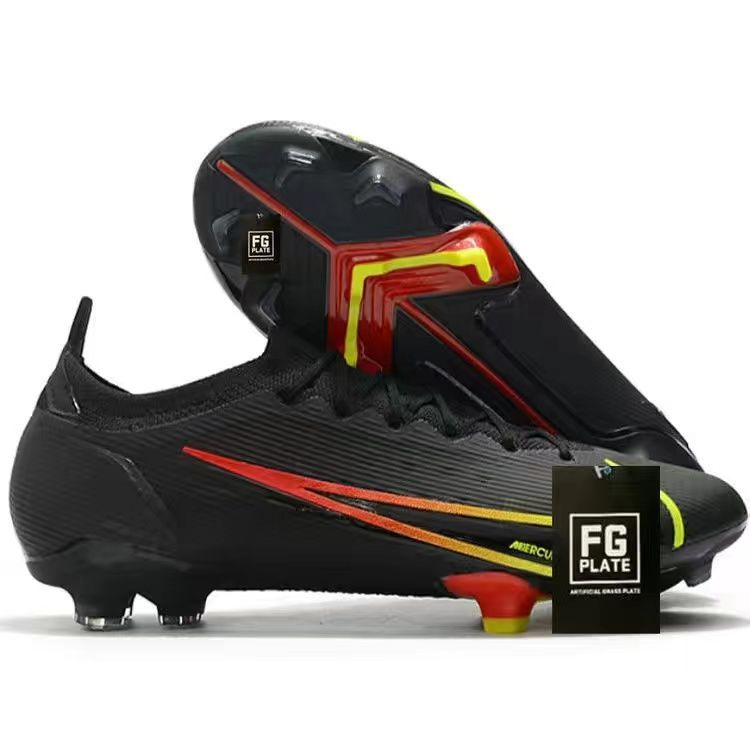 小李子同款刺客14代欧洲杯fg高低帮c罗cr7足球鞋姆巴佩男女ag钉tf碎钉