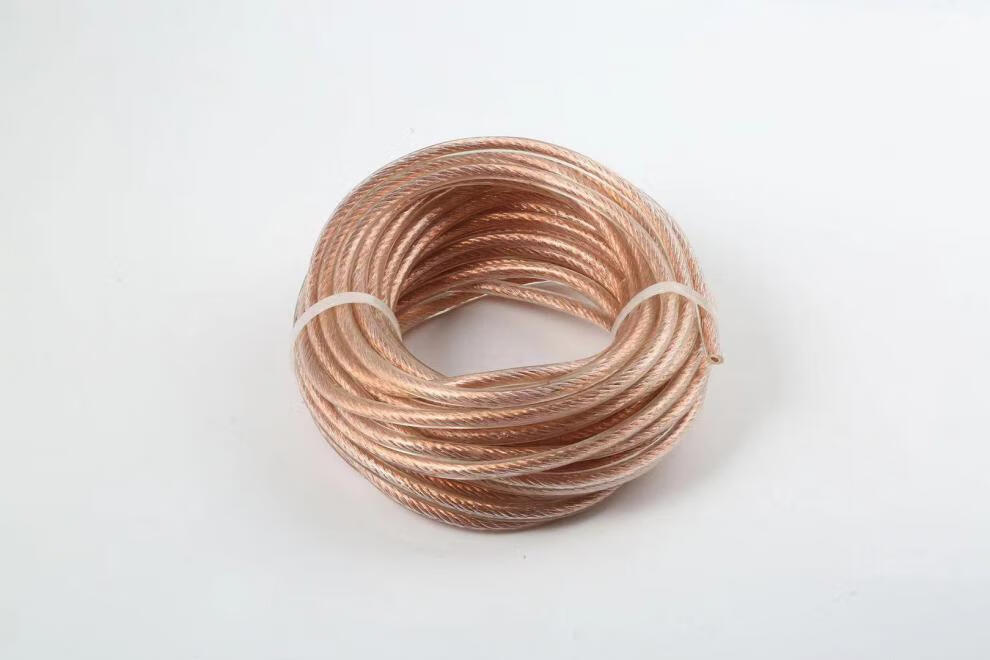 省之优软铜绞线加塑透明绝缘护套铜绞线管道静电接地线pvc护套线2 5