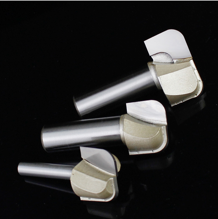 tideway 浪潮专业级双弧圆底刀 木工平底圆弧刀具 茶盘铣刀r圆角清底