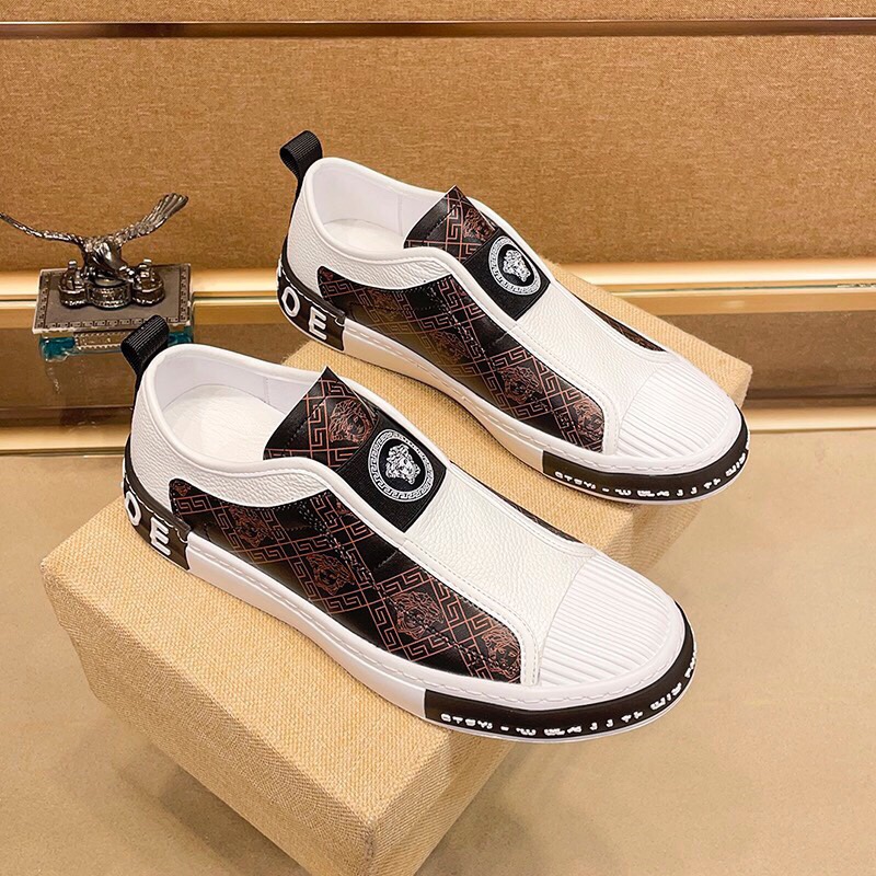 美杜莎瓦莎琪鞋子休闲男鞋瓦萨琪一脚蹬板鞋美人头刺