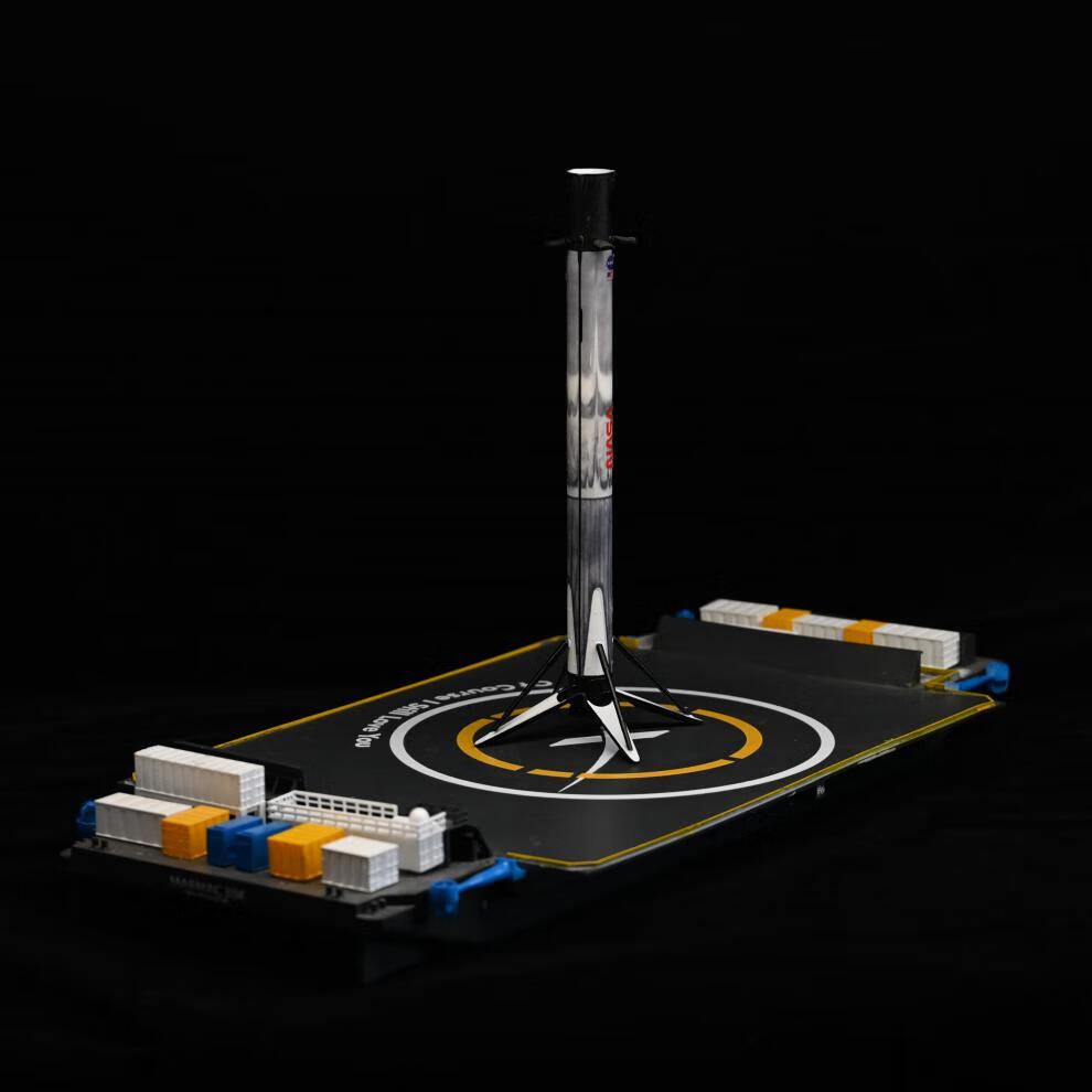 猎鹰九号猎鹰重型龙飞船block5-starlink航天模型 猎鹰九号-f9【图片