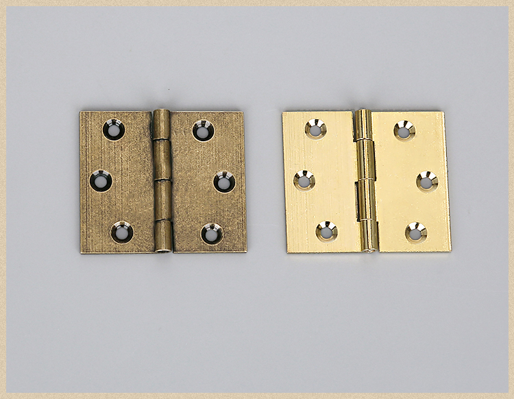 新中式衣柜门铜合页大全窗户平开铰链卫生间五金橱柜子门荷叶折叠15寸