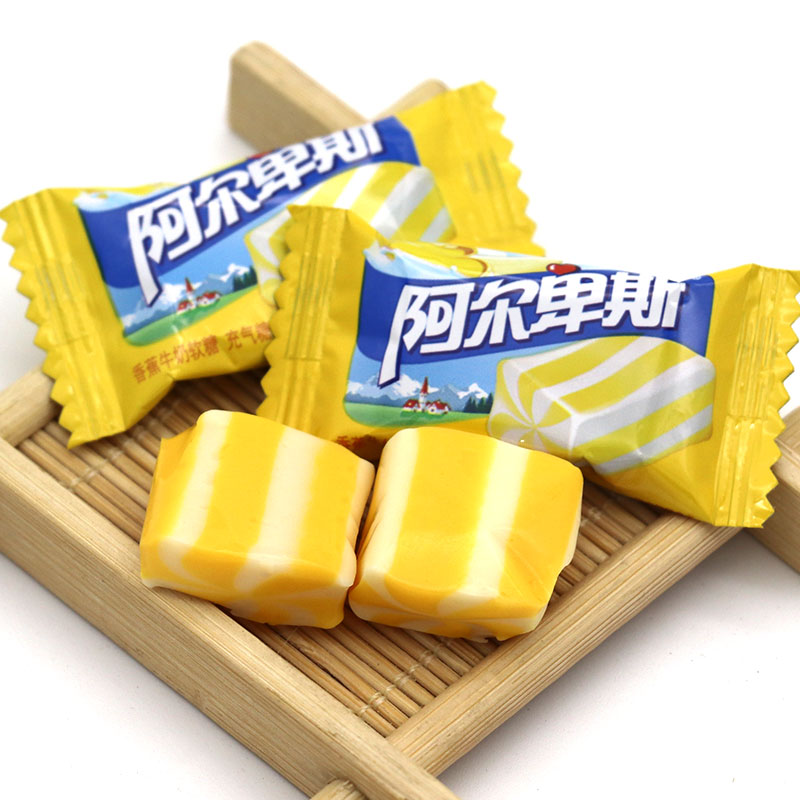 酸奶香软糖焦香源味500g/100颗喜糖蓝莓桂花葡萄糖果零食 阿尔卑斯