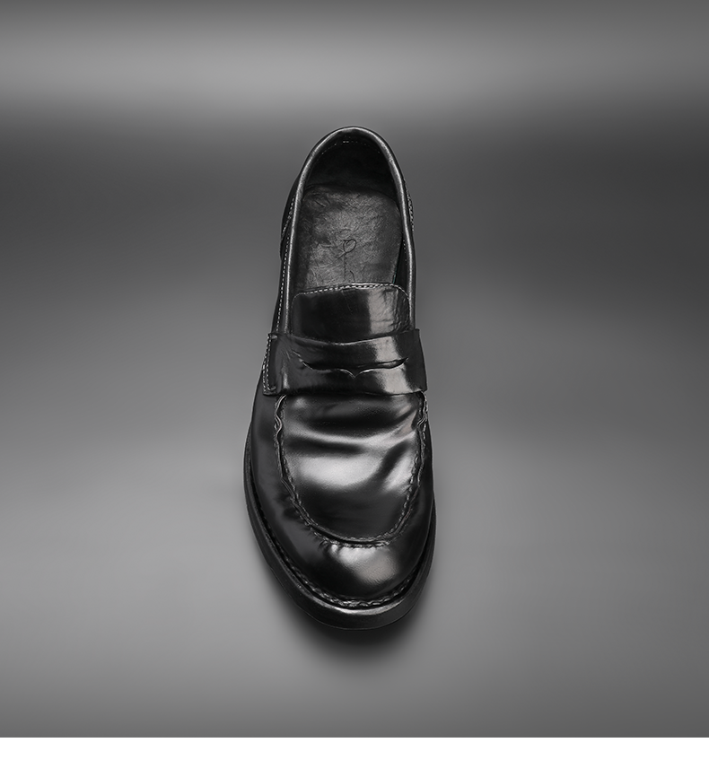 国际名品 (vipao)意大利马臀皮皮鞋男时尚商务百搭休闲鞋经典纯手工擦