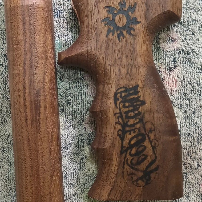 板球阀自动加大11mm握把木握把y39把柄手柄单筒望远镜握柄热成像仪把