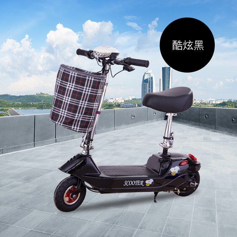 凤凰迷你电动滑板车小型代步车成人折叠电瓶车锂同款电池代步休闲车