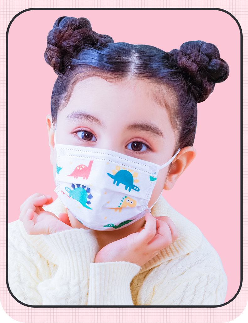 朴星儿童口罩一次性医用外科三层男女孩宝宝小孩小童专用独立包装415
