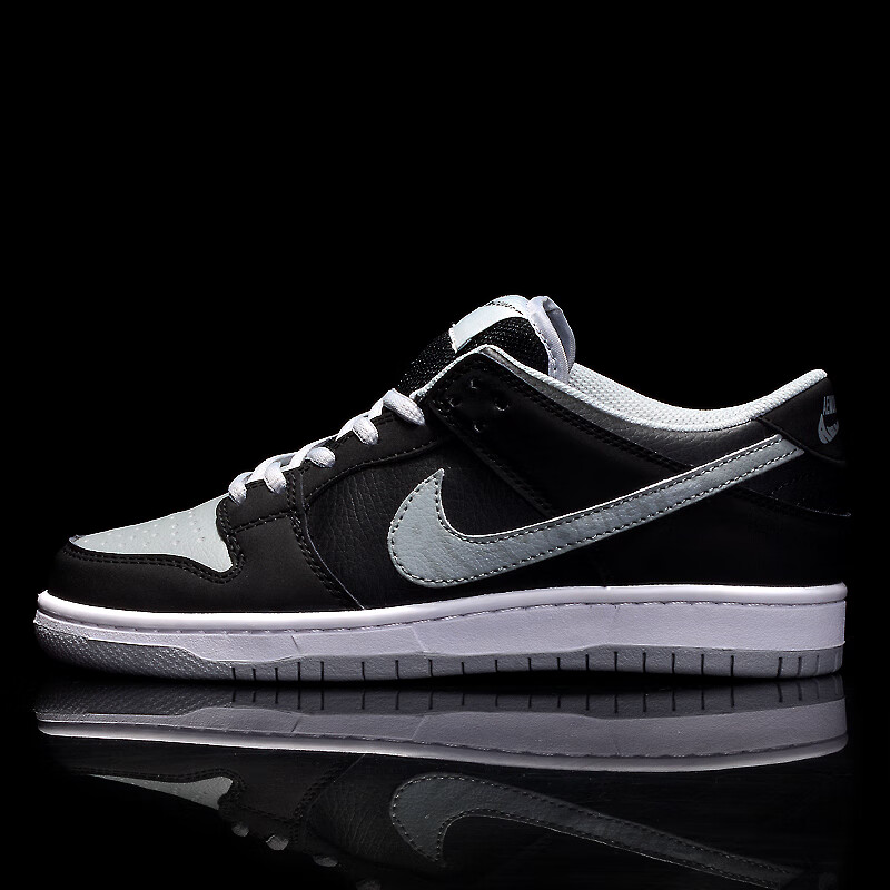 sb休闲鞋哆啦a梦机器猫女熊猫low运动板鞋男 dunk sb黑橙 43【图片