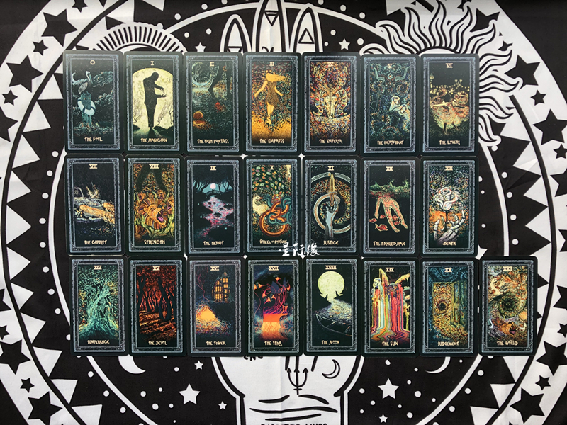 棱镜塔罗牌塔罗桌游卡牌prismavisionstarot单牌6104cm