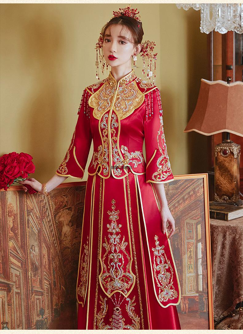 懂娜心 秀禾服夏季2022新款结婚龙凤褂中式新娘服古装婚服中国风嫁衣