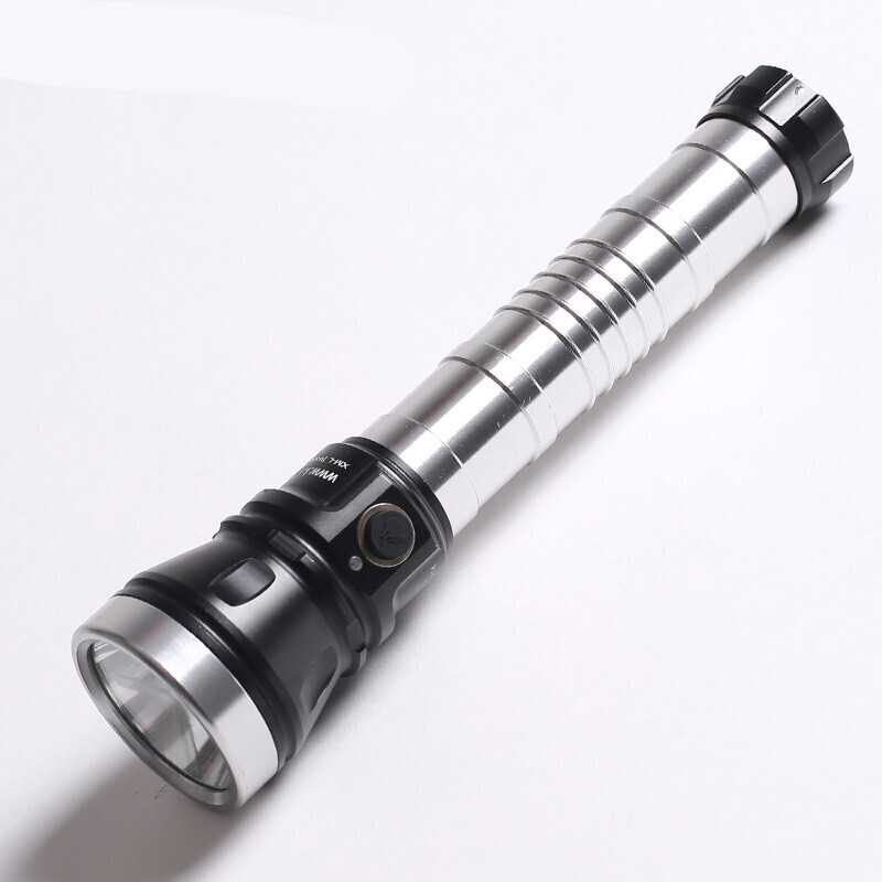 定制科虎强光手电筒可充电led亮家用电筒t6户外防水骑行手电远射王 r