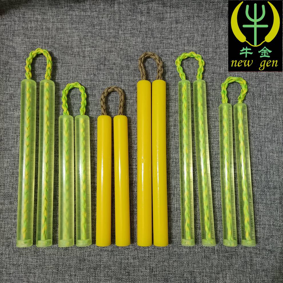 双截棍成人初学 牛筋双节棍截棍牛金体育津聚酯橡胶尼龙塑料实战防身