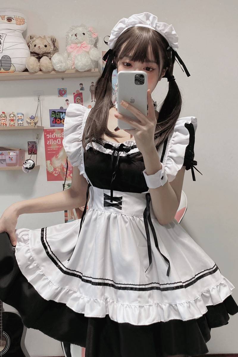 女仆装洛丽塔女仆装cos可爱女佣女装大佬lolita连衣裙洛丽塔cosplay