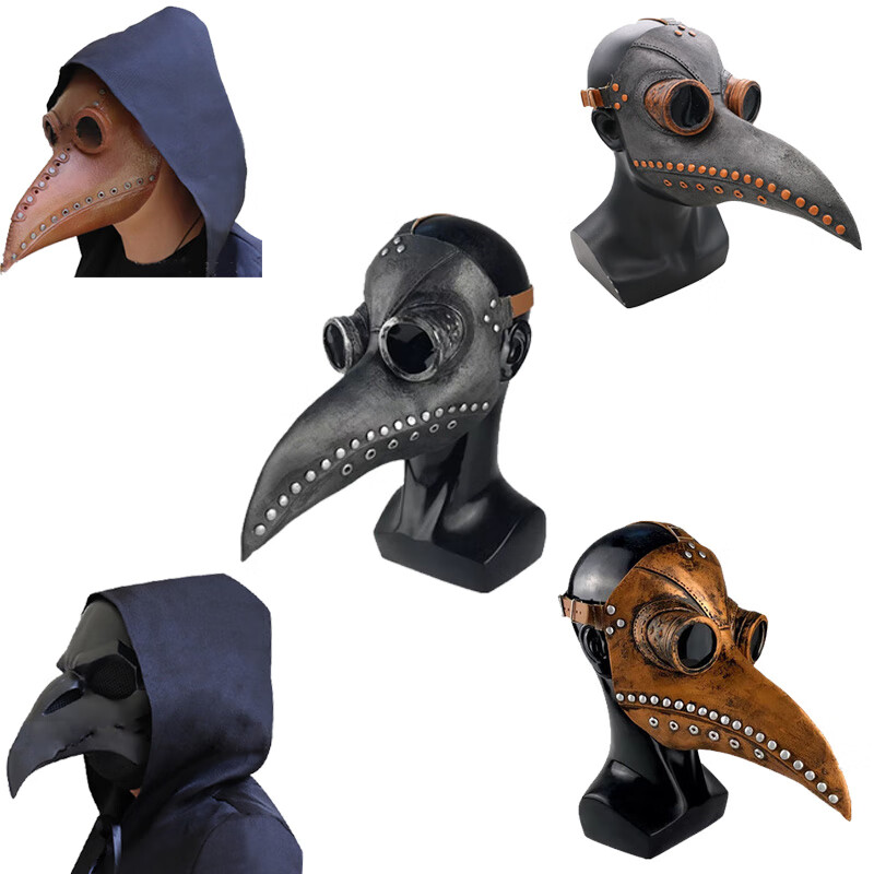 简单乌鸦面具手工制作图片