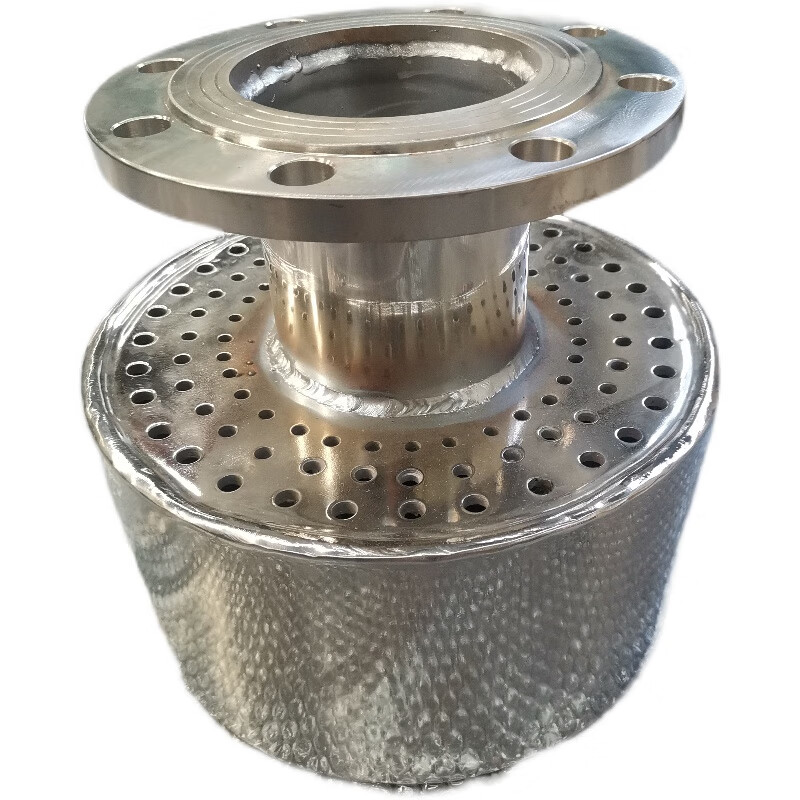 不锈钢蒸汽加热水消音器水箱用汽水混合潜水浸没式喷射消声器dn150