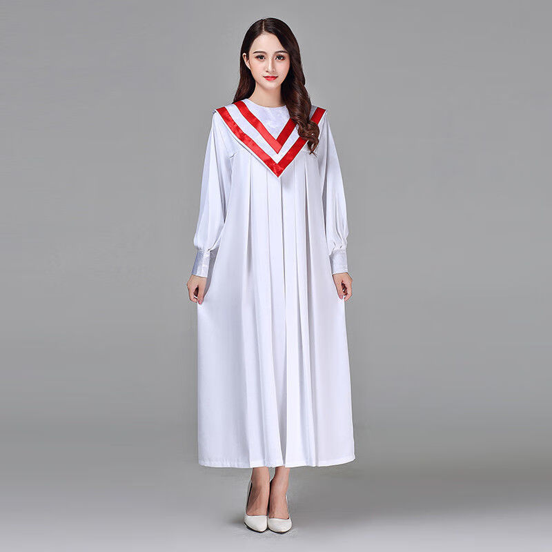 圣服圣衣指挥服牧师服主持人大合唱服演出服装长老服受洗服圣诗服