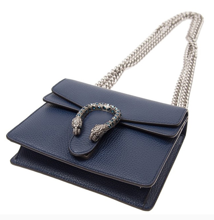 gucci 古驰 酒神女包 dionysus系列女士虎头扣双g印花翻盖酒神包单肩