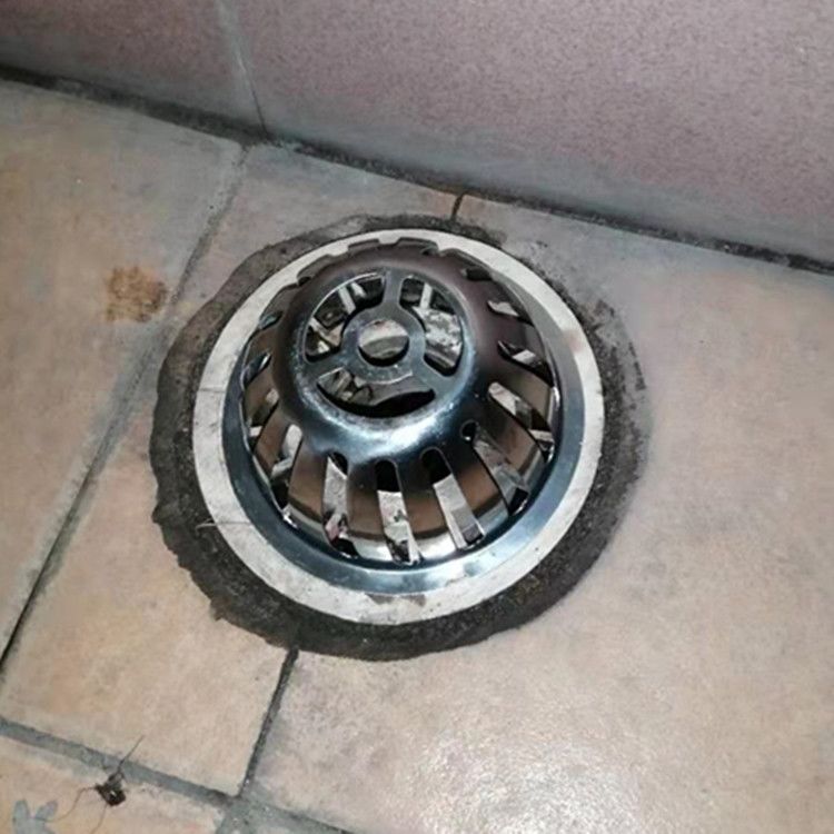 110管304地漏不锈钢天沟屋面过滤排水网罩75防老鼠堵圆形漏斗 4寸110