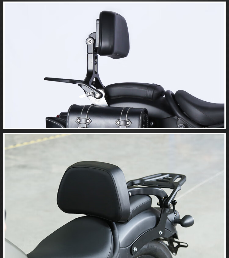 闪500s折叠靠背armoride适用钱江闪300s闪500s奔达灰石金吉拉摩托车
