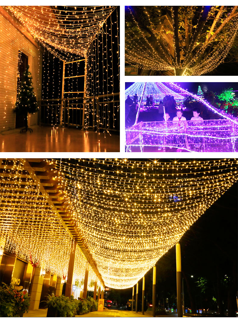 led星星小彩灯led小彩灯闪灯串灯满天星星防水户外家用七彩变色装饰灯