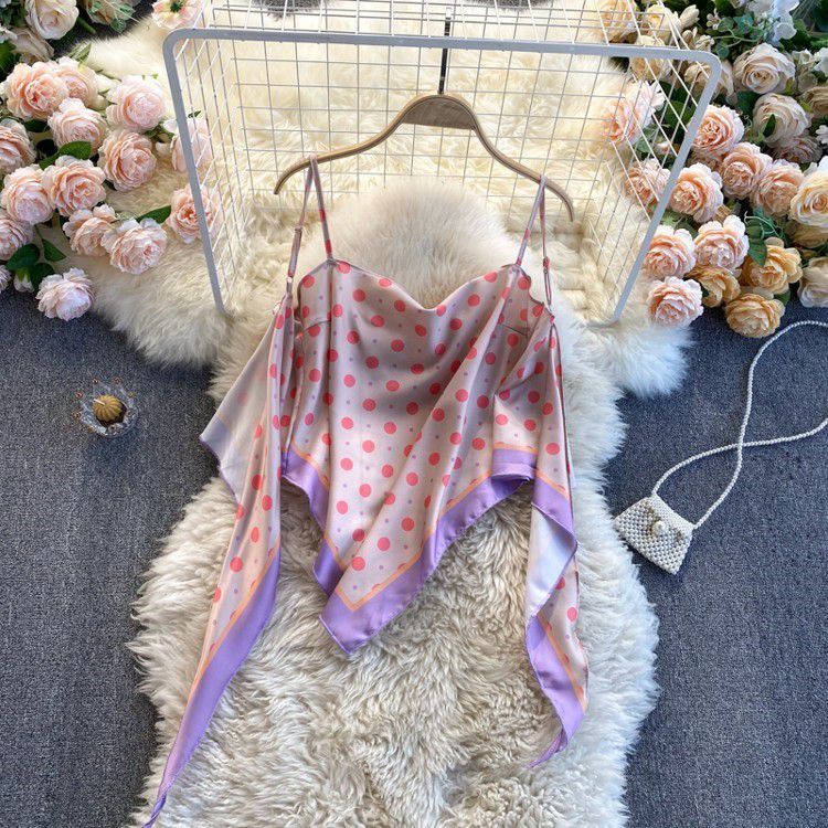 支持国产缈离肚兜成人丝巾抹胸吊带is设计感肚兜短款感露背欲海边美背