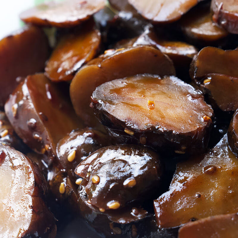 湖北黑洋姜洋芋头腌菜洋姜咸菜咸甜味真空包装今日特价2斤洋姜1瓶白