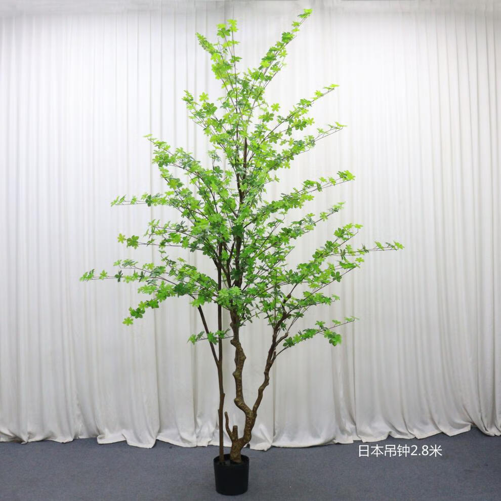 仿真日本吊钟仿真植物室内客厅盆栽仿真吊钟树北欧ins风大型装饰天