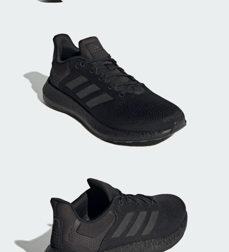 adidas阿迪达斯官方pureboost 21男女运动舒适休闲跑步鞋gy 黑色 40.