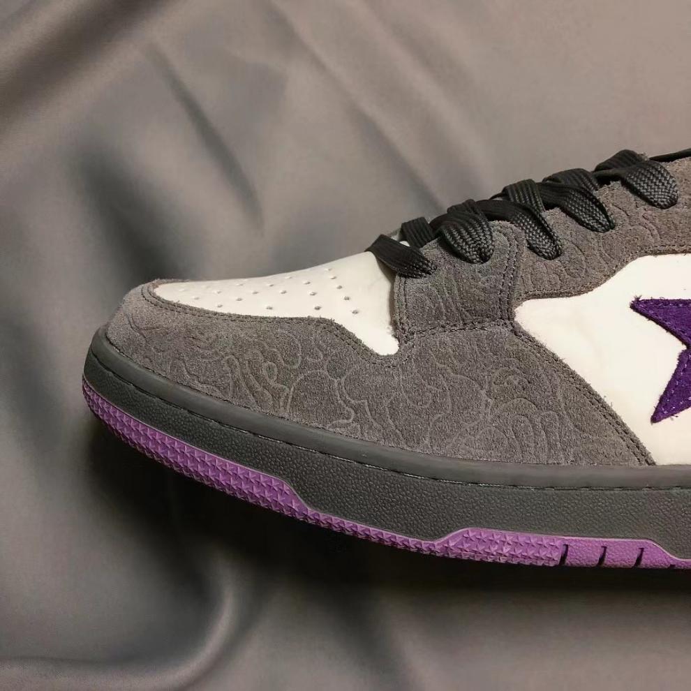 【官方自营旗舰店】bapesta sk8 court dunk鞋子vibe撞色流星灰紫绿