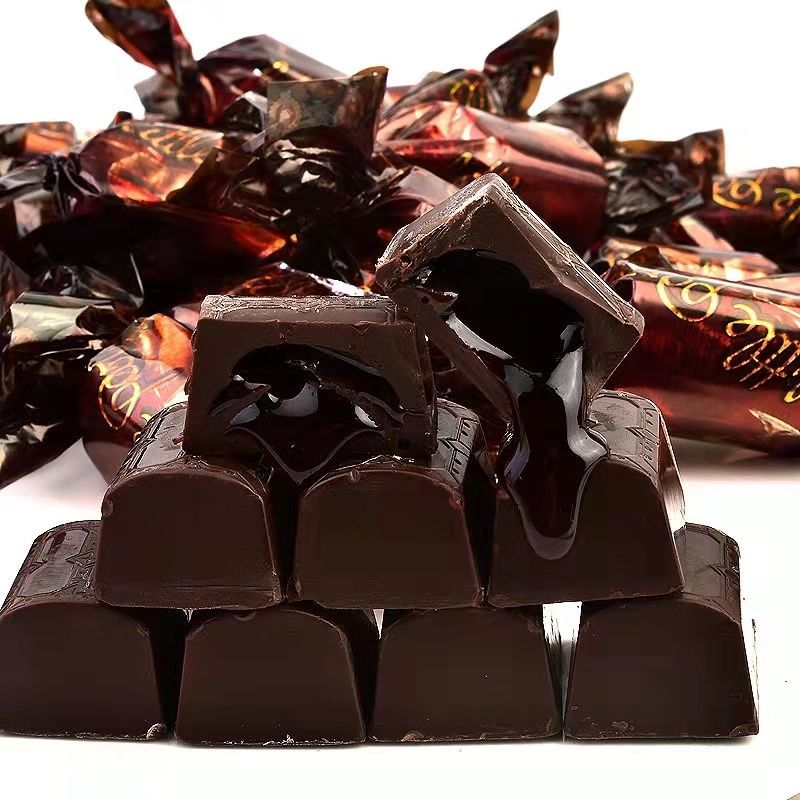 酒心巧克力威士忌酒心夹心糖牌巧克力糖喜糖威士忌酒心500克34颗