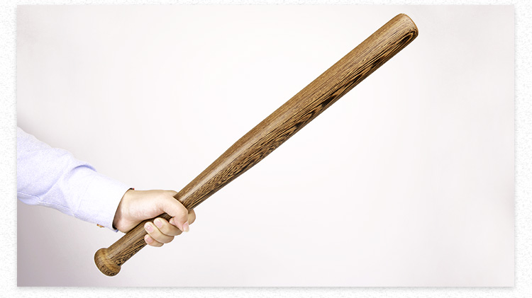 t棒球棍防身木质棒球棒车载木质短棍硬木实心棒球杆 鸡翅木棒球棍65