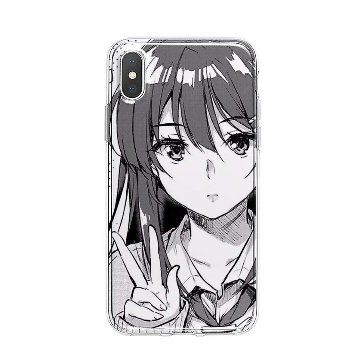 卡通动漫樱岛麻衣学姐手机壳适用于苹果8poppo华为vivo小米11三星 来