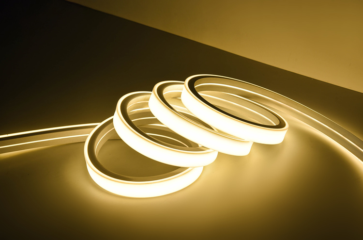 御舵led柔性灯带硅胶线条灯槽可弯曲防水嵌入式线型软灯带rgb跑马幻彩